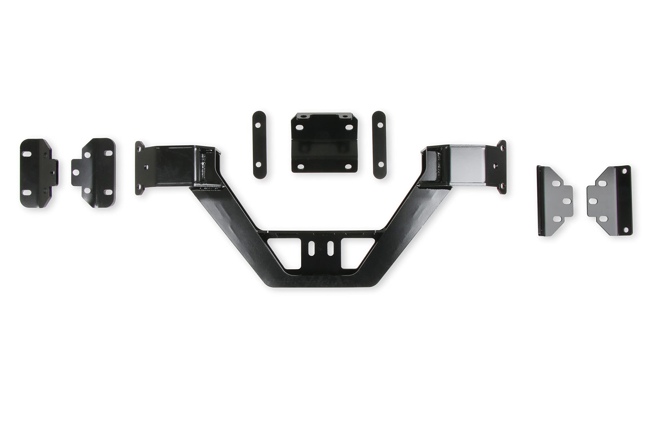Hooker Blackheart 12627HKR crossmember front view shows precise LS swap fitment