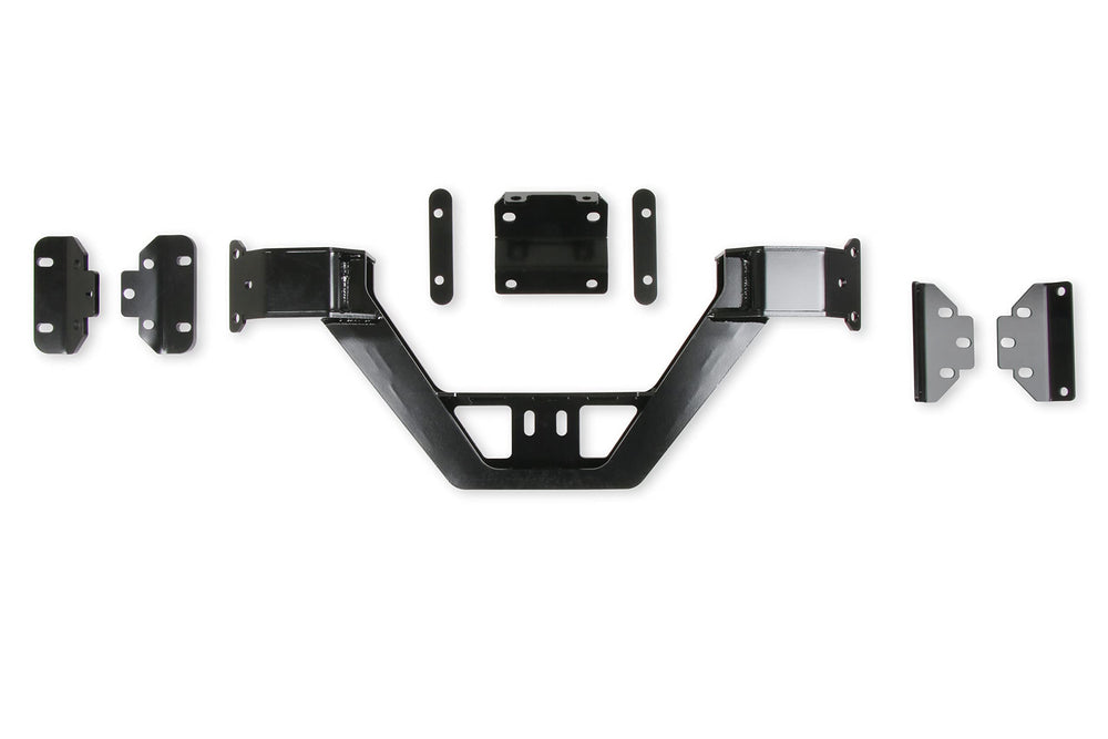 Hooker Blackheart 12627HKR crossmember front view shows precise LS swap fitment
