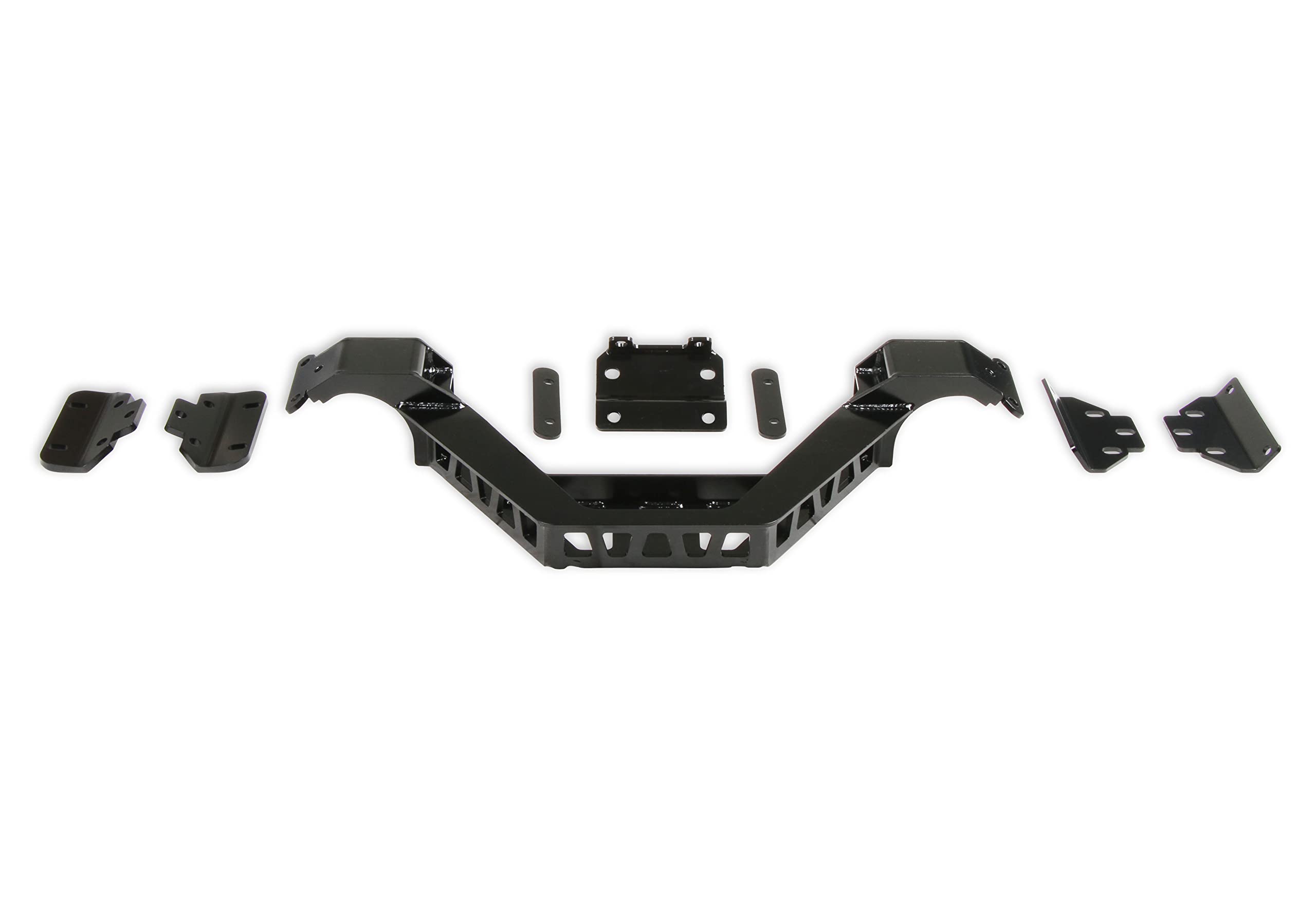 Hooker Blackheart crossmember side view highlights robust high-strength steel construction