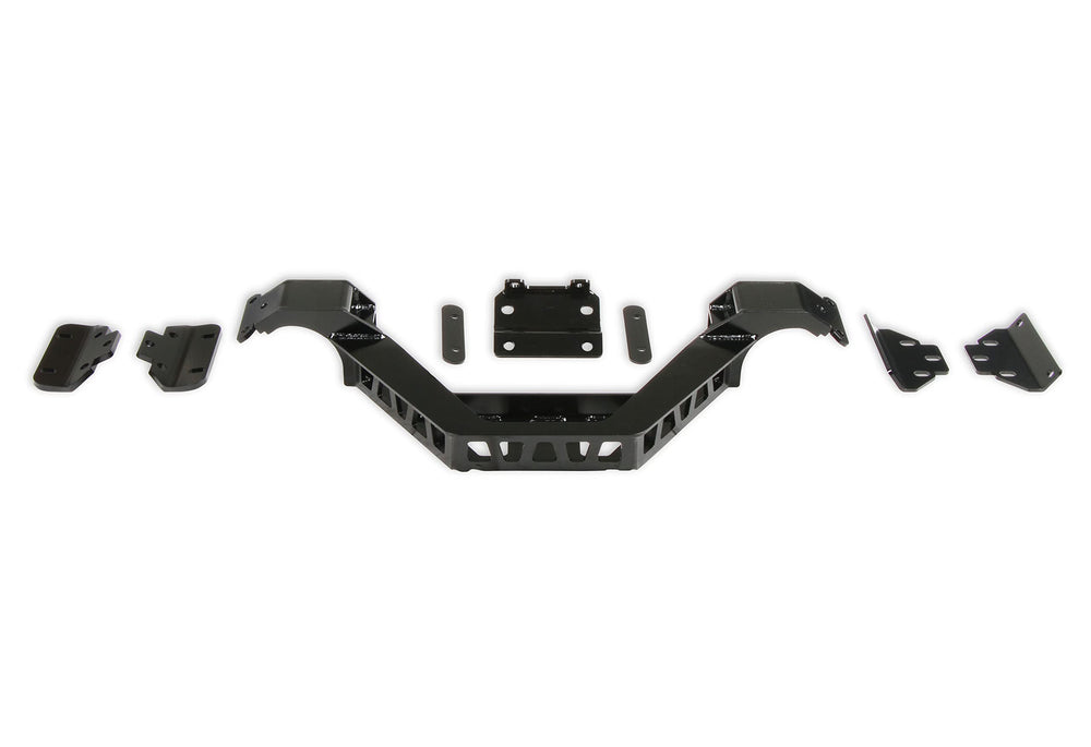 Hooker Blackheart crossmember side view highlights robust high-strength steel construction