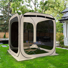 Hooyea pop-up tent screenhouse folded for compact storage and transport