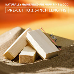 HuoYmut waterproof fire starters burn up to 10 minutes with no odors