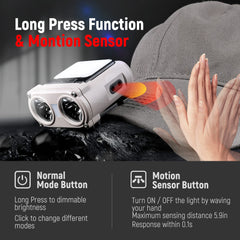 Hopedone motion-sensor mode enables hands-free control with a wave.