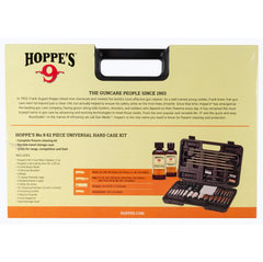 Full-size Hoppe's #9 cleaner and Hoppe's #9 Oil included in the kit.