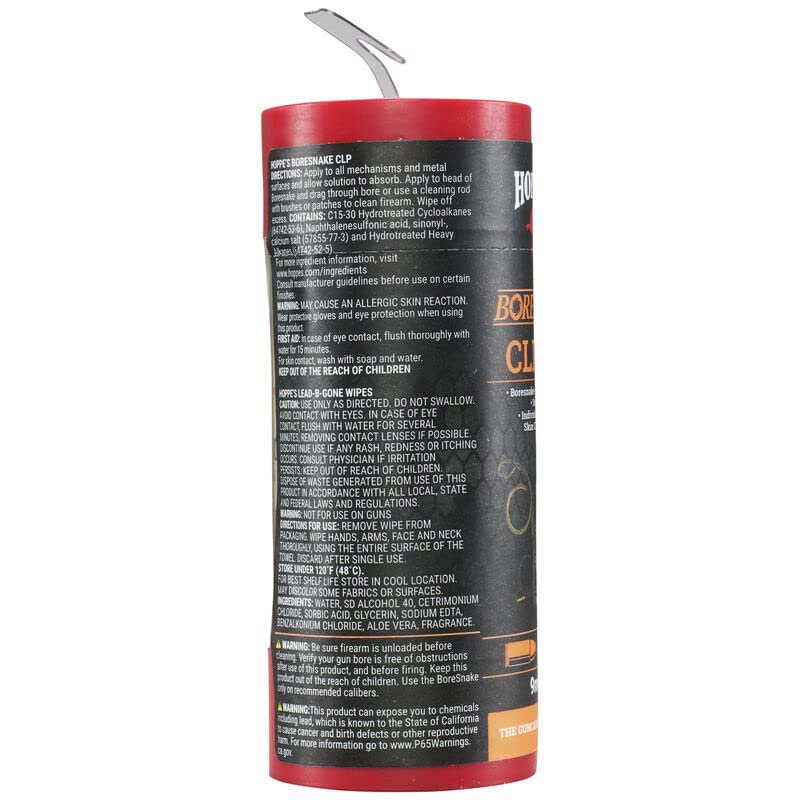 Hoppe's Boresnake CLP Cleaning Kit bottle included in kit