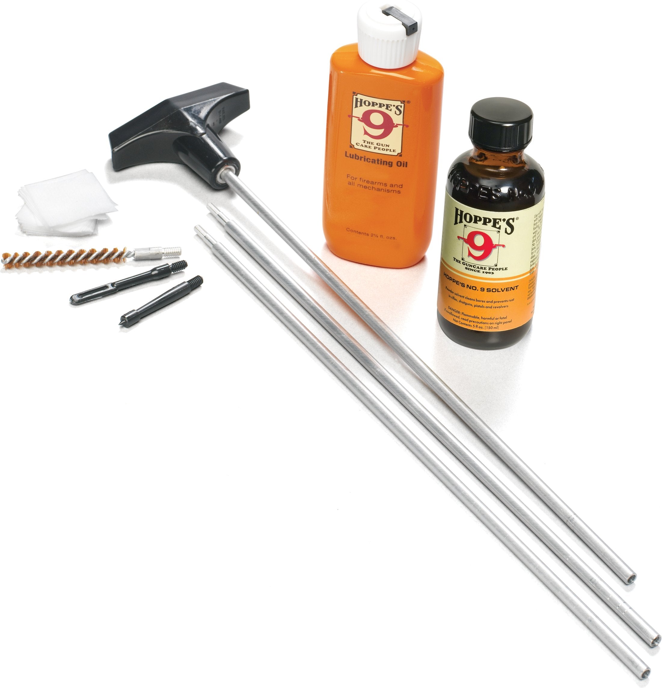 Hoppe's No. 9 Cleaning Kit with Aluminum Rod for 7.62mm Rifle