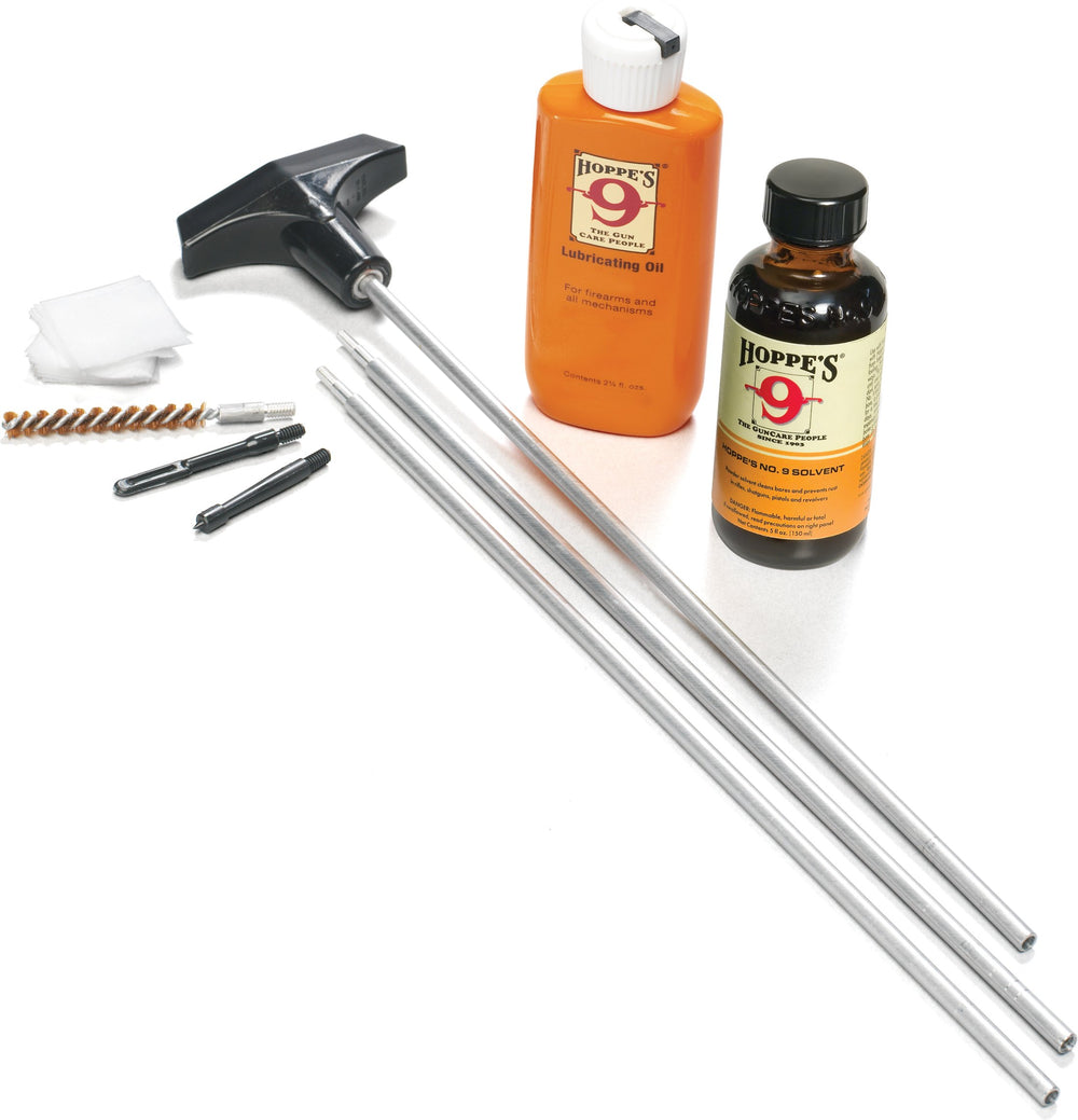 Hoppe's No. 9 Cleaning Kit with Aluminum Rod for 7.62mm Rifle