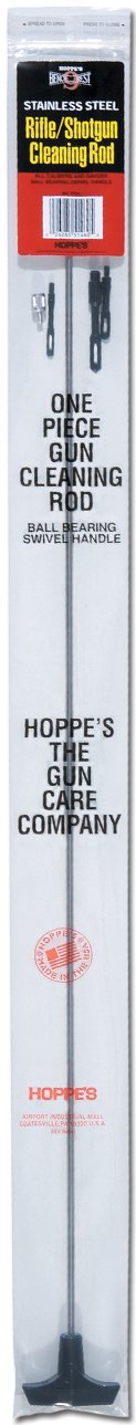 Hoppe's Bench Rest Stainless Steel 1-Piece Universal Cleaning Rod for rifles and shotguns