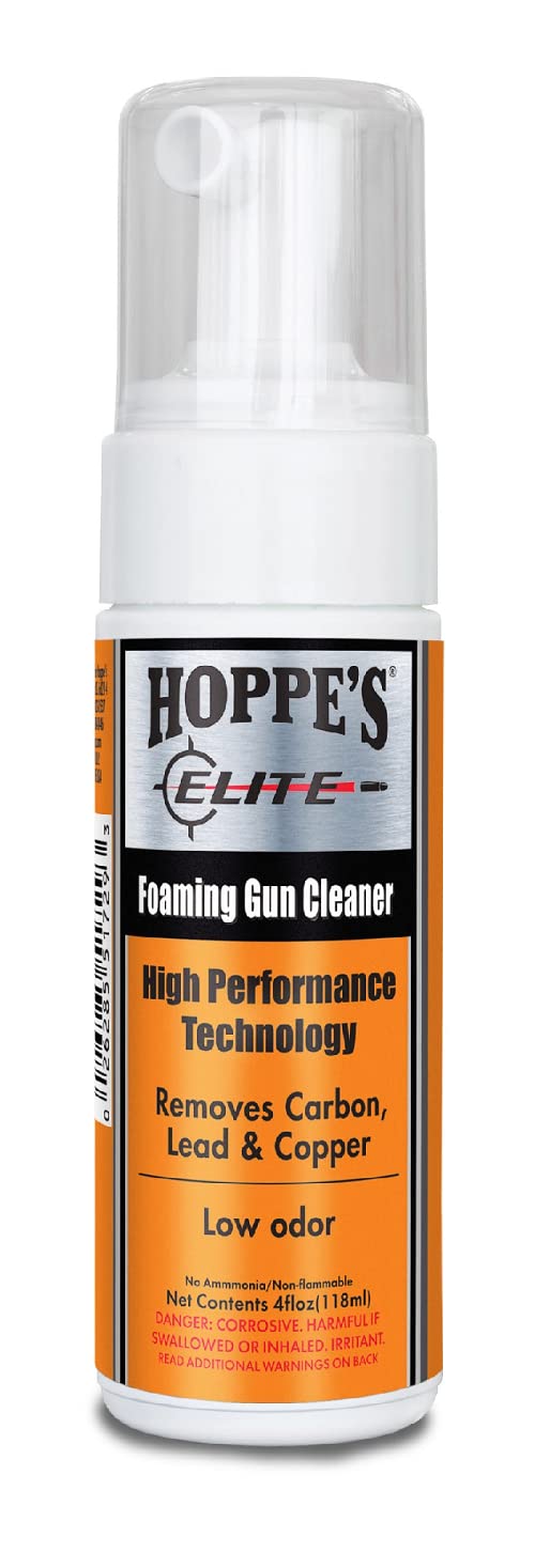 Hoppe's Elite Foaming Gun Cleaner bottle, 4 oz