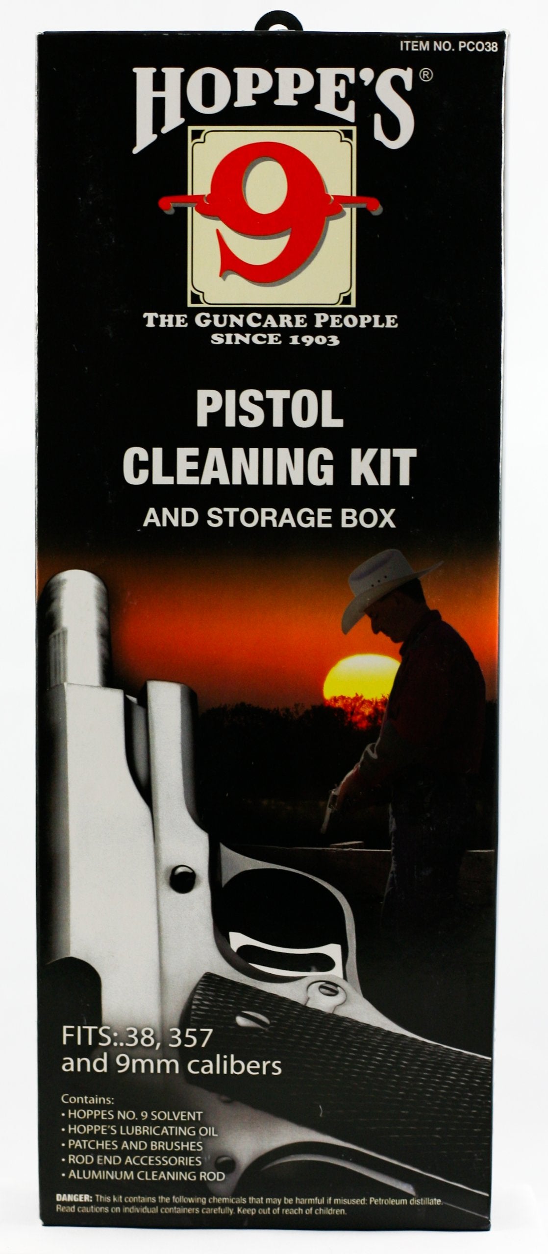 Caliber compatibility: .38, .357 and 9mm pistols
