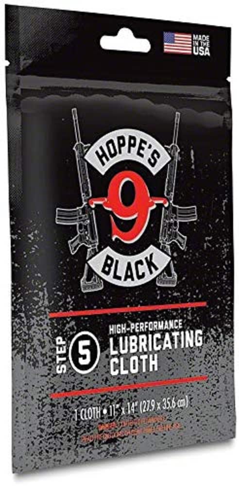 Hoppes HGLC black lubricated cleaning cloth 14.00 x 11.00 inches