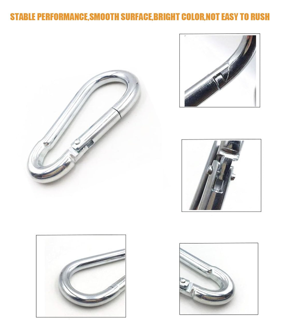 Horande one-handed open-close carabiner for quick attachment