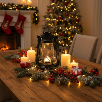 Hortsun tabletop centerpiece demonstrating rustic farmhouse charm.
