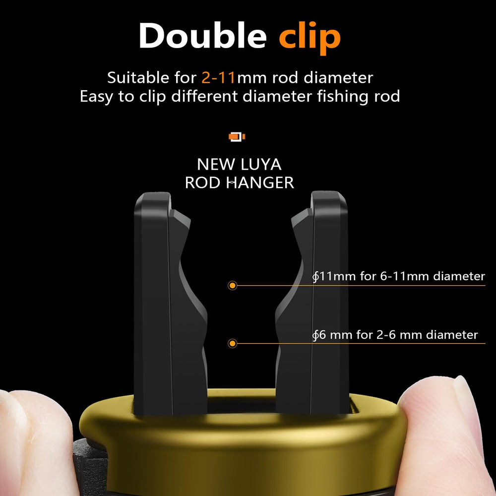 Close-up of the surface-mount housing of the clip