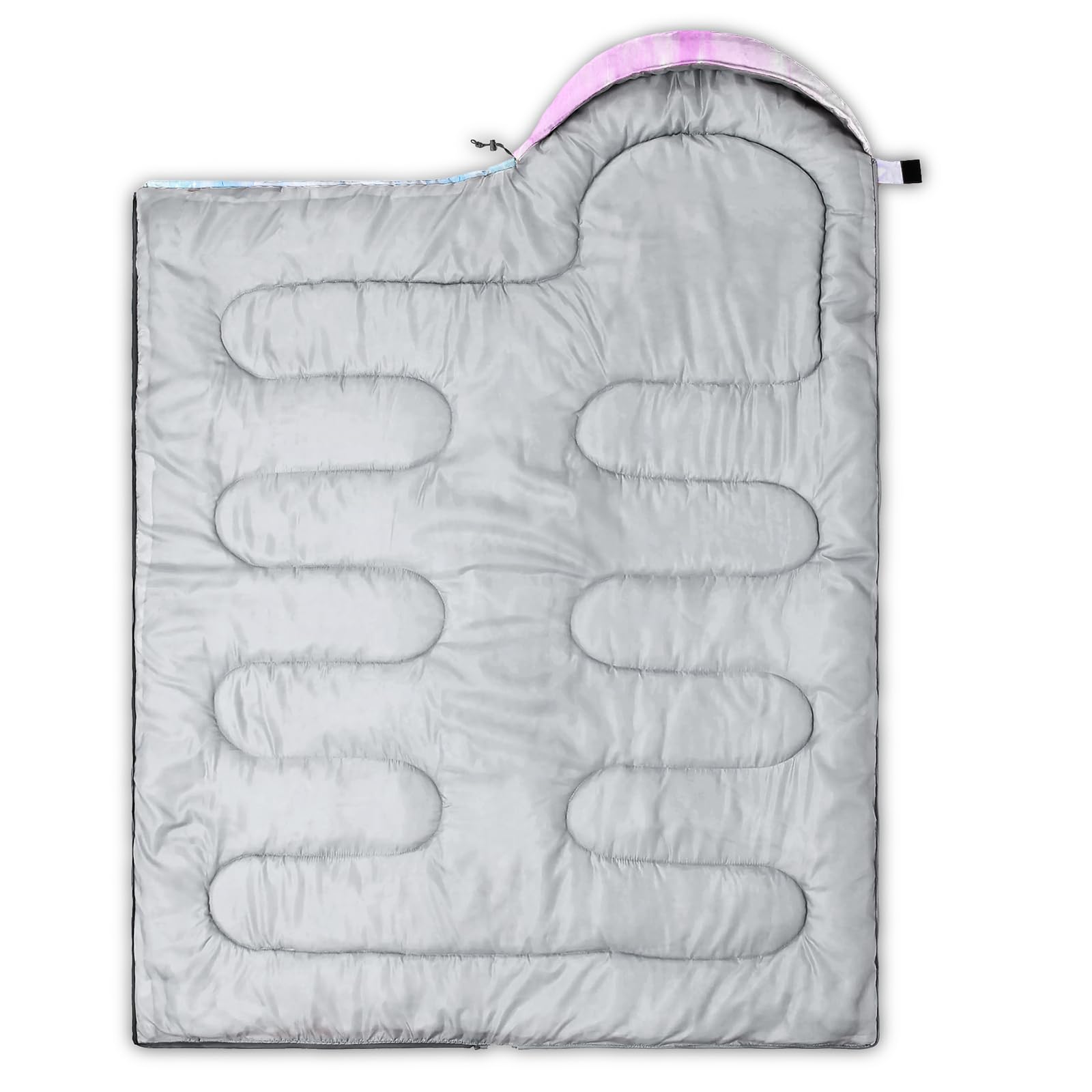 HOSIMA White Horse sleeping bag for adults with lightweight design for quick outdoor rests.
