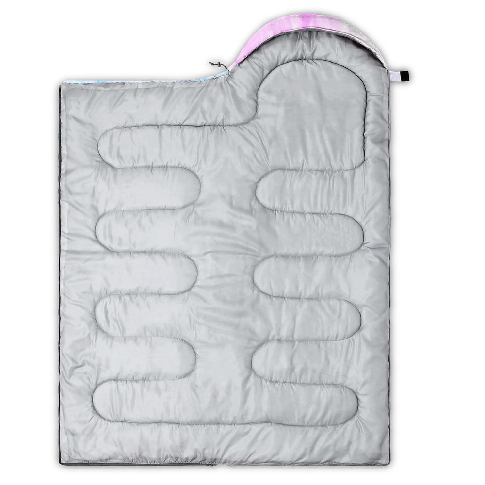 HOSIMA White Horse sleeping bag for adults with lightweight design for quick outdoor rests.