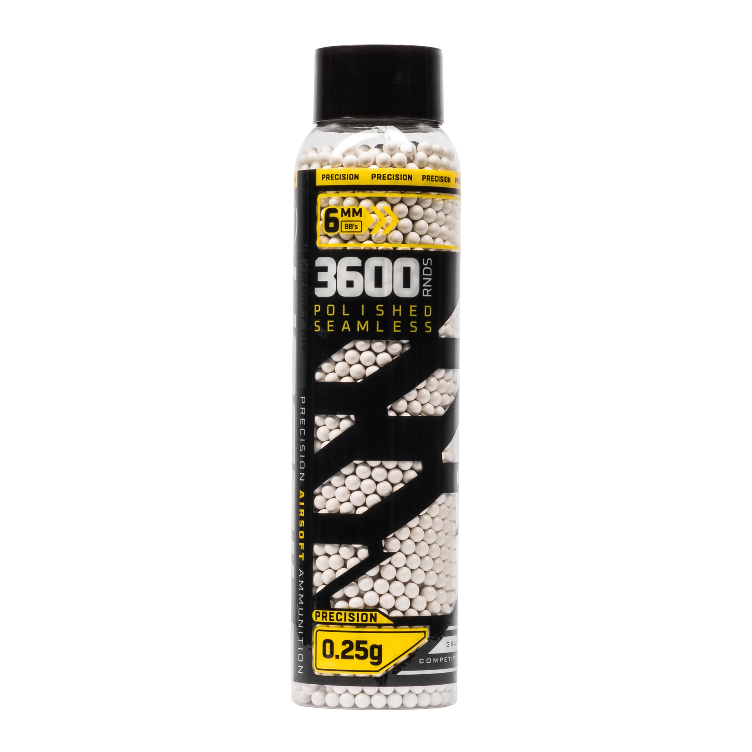 Hostile Airsoft BBs bottle sealed for freshness during storage.
