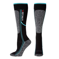 Hot Chillys Women's Elite mid-volume sock front view showing cushioned warmth for outdoor winter activities.