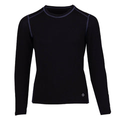 Hot Chillys Youth MTF crewneck midweight base layer front view for all-day warmth