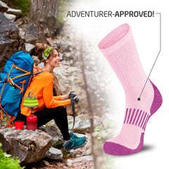 HOT FEET 4 Pack with cushioned heel-toe for blister protection during activities.