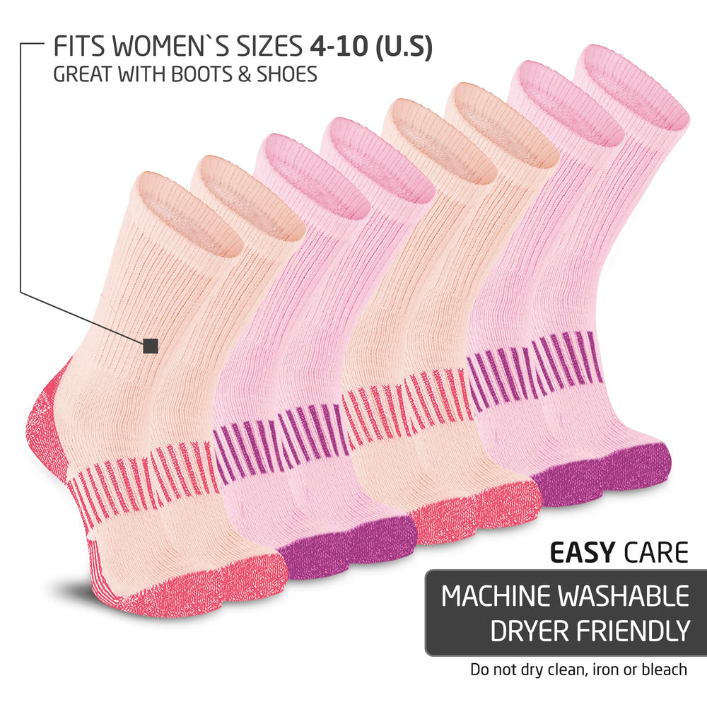 HOT FEET 4 Pack fits men and women sizes 6–12.5 with secure stay-in-place design.