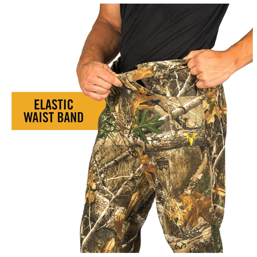 HOT SHOT cotton twill fabric spotlights quiet movement in the woods.