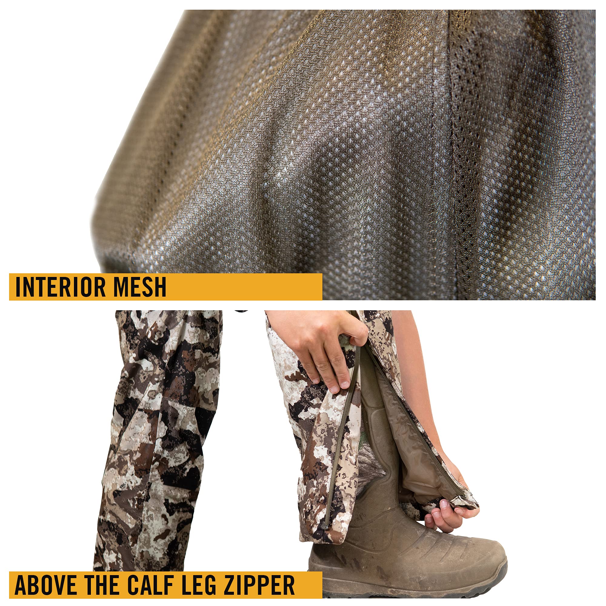 HOT SHOT pull-on design pant offers easy layering and quick on/off in the field