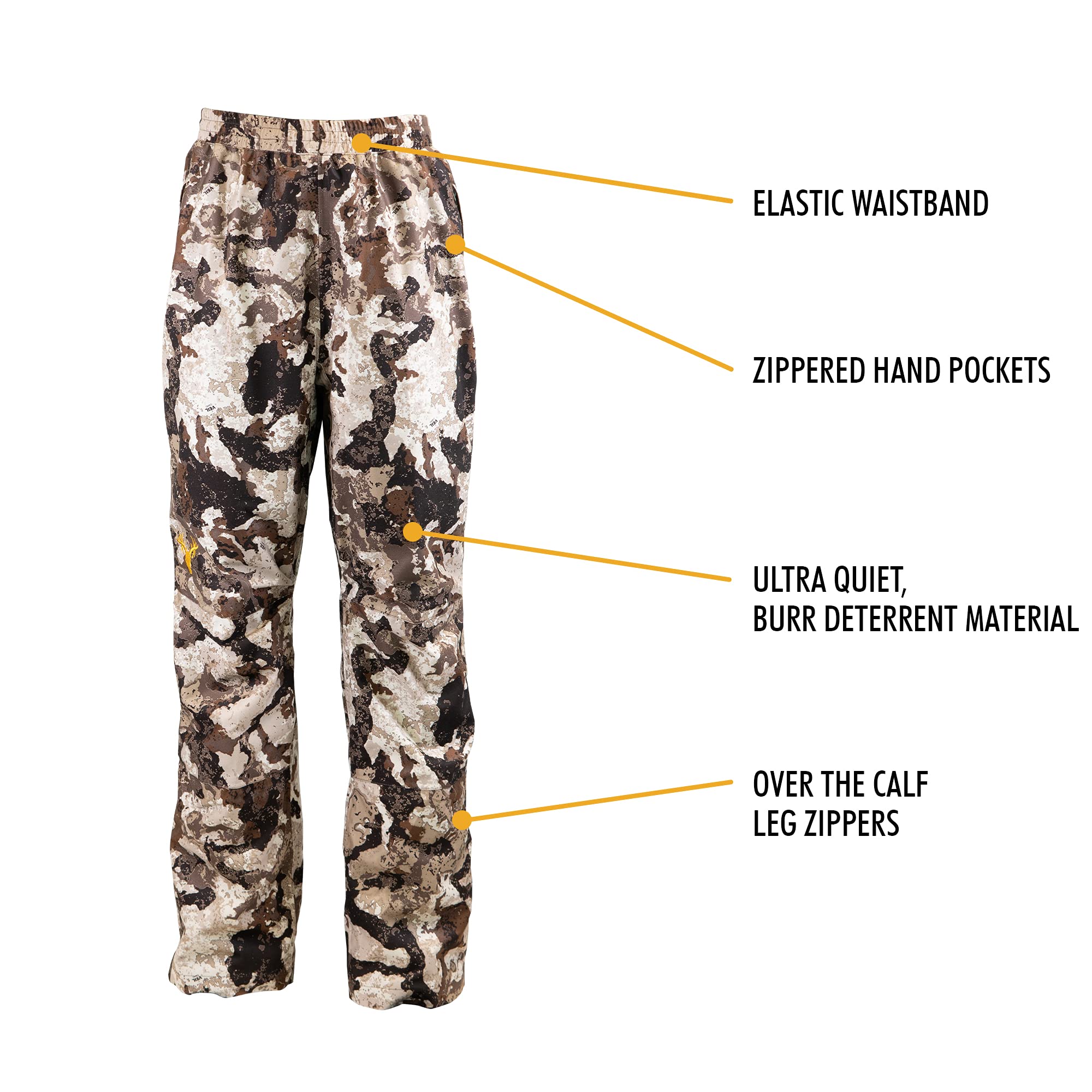HOT SHOT rain pant waterproof seam-sealed construction keeps you dry in wet conditions