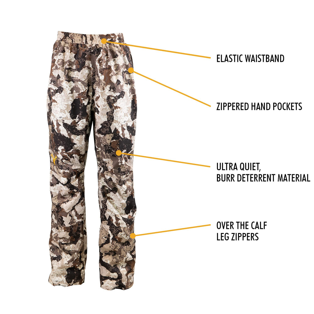 HOT SHOT rain pant waterproof seam-sealed construction keeps you dry in wet conditions