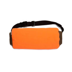 HOT SHOT Razorback blaze orange interior muff, back view, improves visibility in low light.