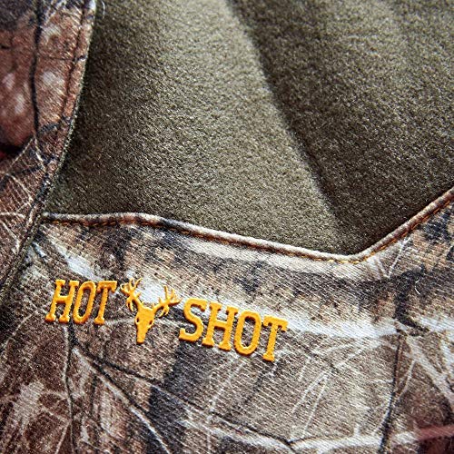 HOT SHOT Textpac exterior zip pocket adds quick-access storage for essentials