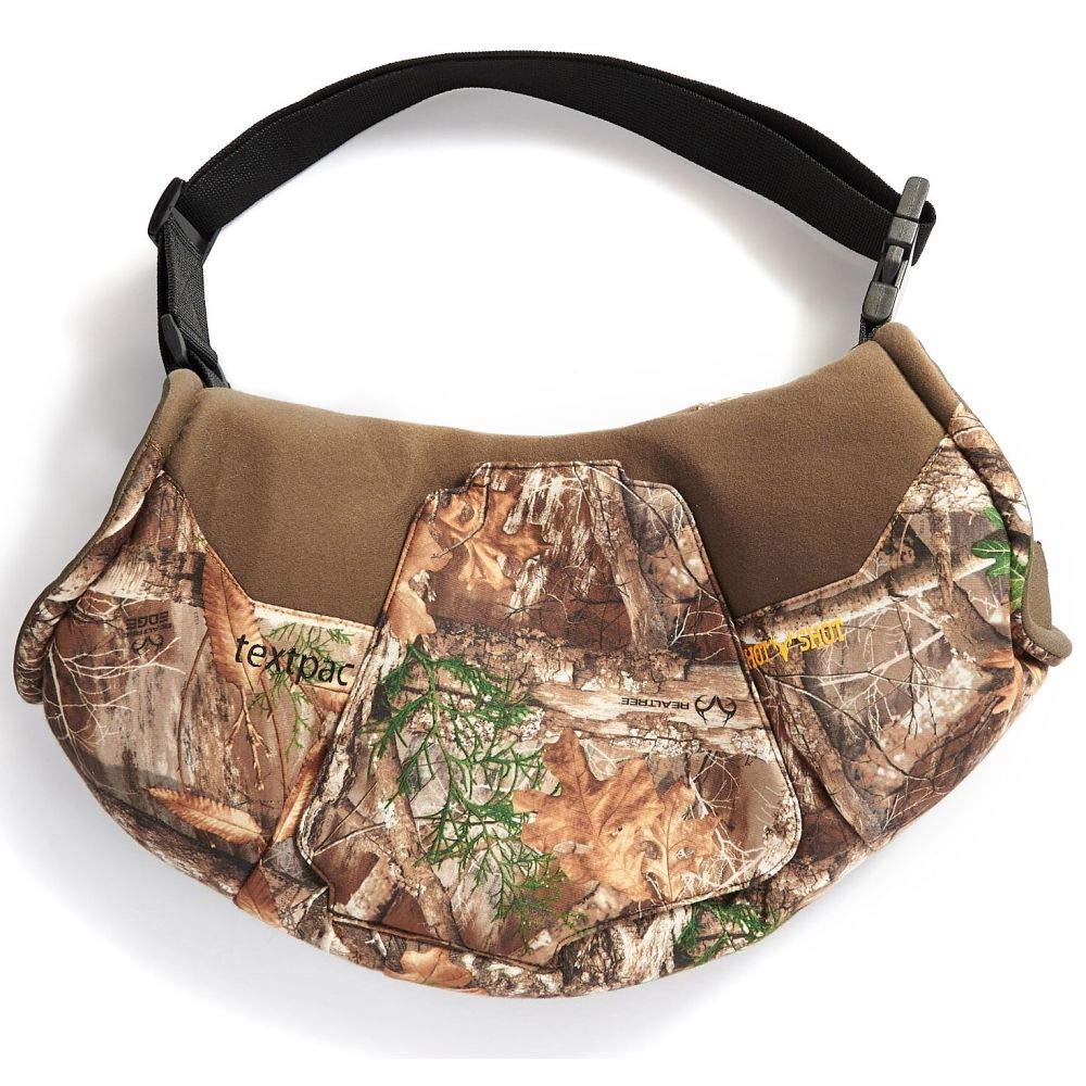 HOT SHOT Textpac Hand Muff front view shows a warm, practical hand warmer for cold hunts
