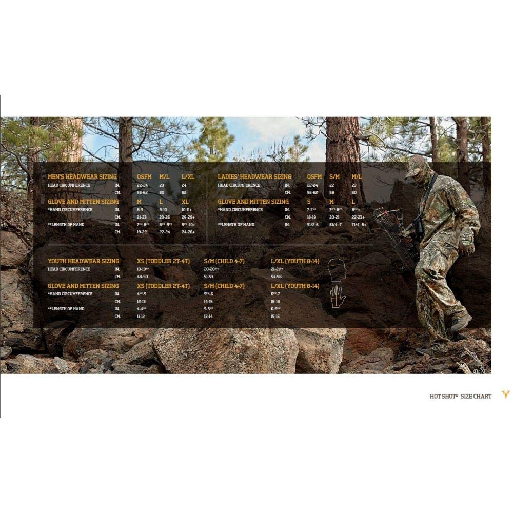 HOT SHOT Textpac Hand Muff shown in winter use for hunting and outdoor activities