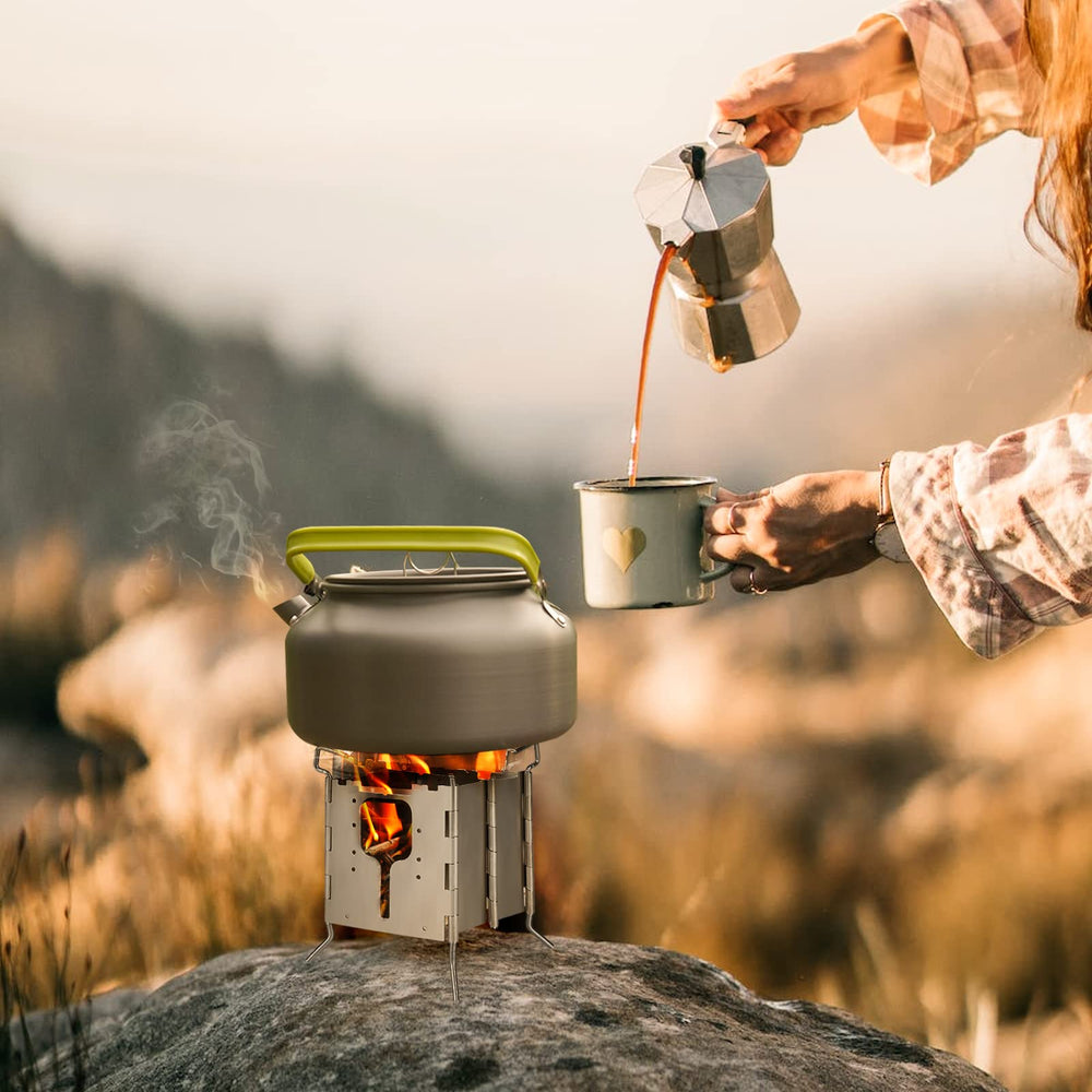 Hotdevil solo stove versatile-cooking enables boiling, frying, grilling outdoors.