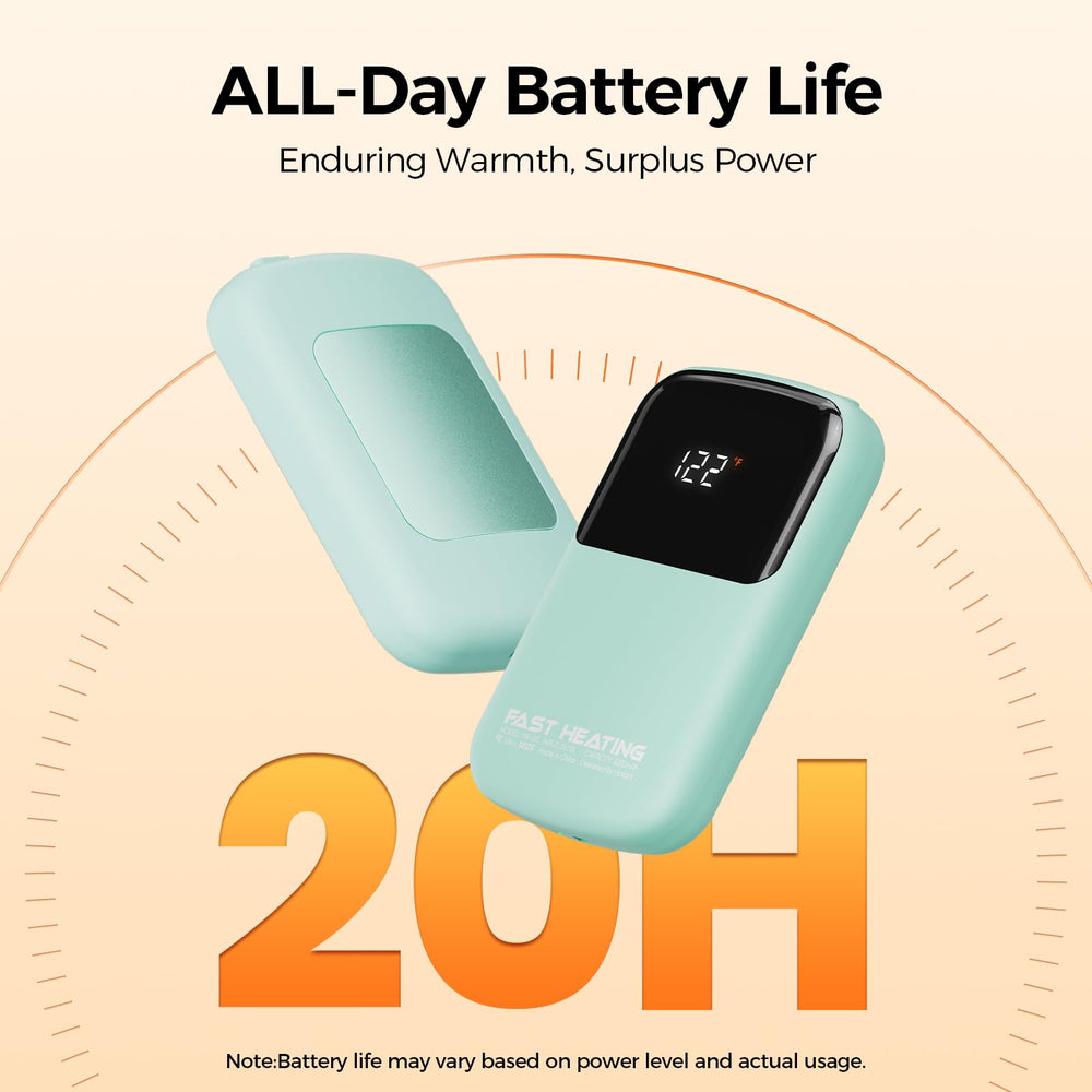 Hotdot AI Hand Warmers ultra-light at 74g each for easy carry