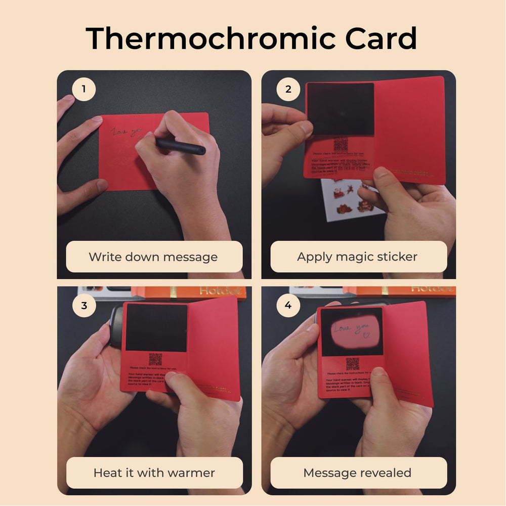 Hotdot Gift-Ready Thermo Card conveys personal touch for gifting occasions.