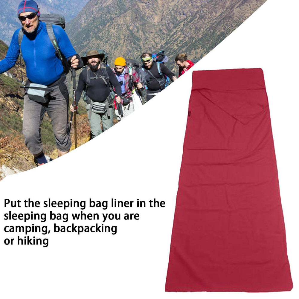 Hotel Sleepings Bag Liner lightweight and packable for easy travel storage.