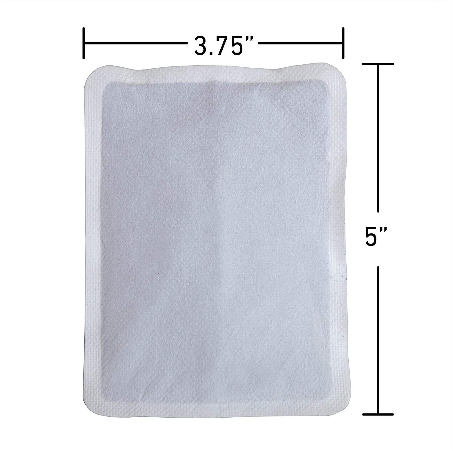 HotHands adhesive warmer applied to skin showing secure placement and comfortable fit.