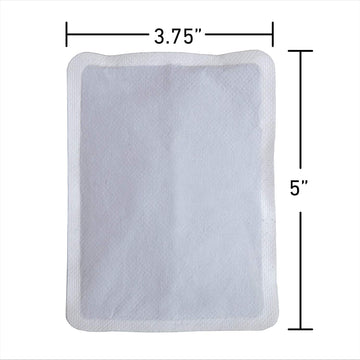HotHands adhesive warmer applied to skin showing secure placement and comfortable fit.