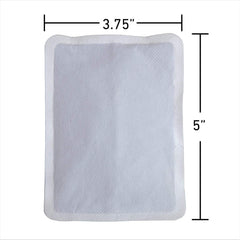 HotHands adhesive warmer applied to skin showing secure placement and comfortable fit.