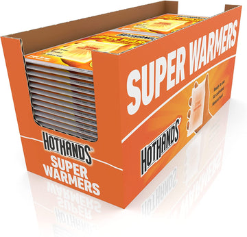 HotHands body and hand super warmers, packaged and ready for outdoor warmth.