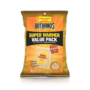 HotHands body and hand super warmers in packaging, ready for outdoor use