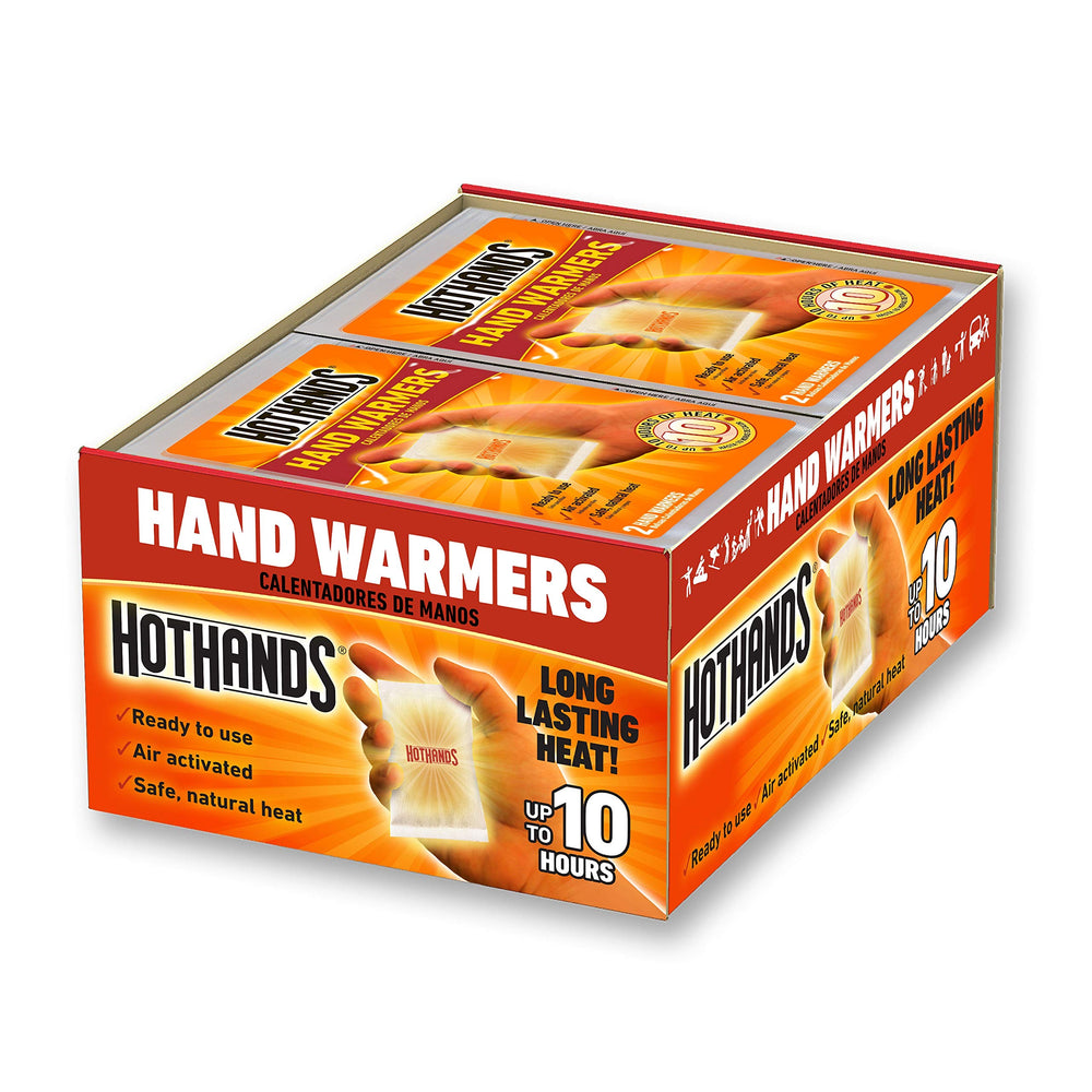 HotHands hand warmers 120-pair pack delivering long-lasting warmth for outdoor activities