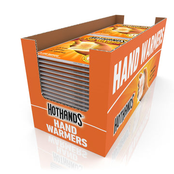 HotHands 40-pair box ready for outdoor warmth.
