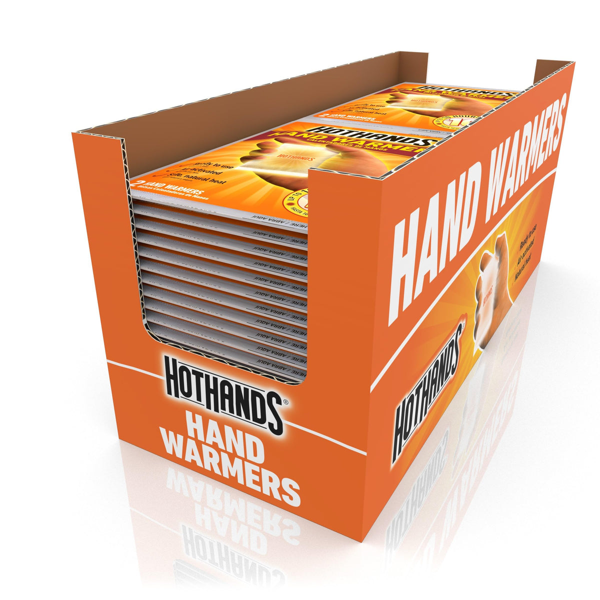 HotHands 40-pair box ready for outdoor warmth.