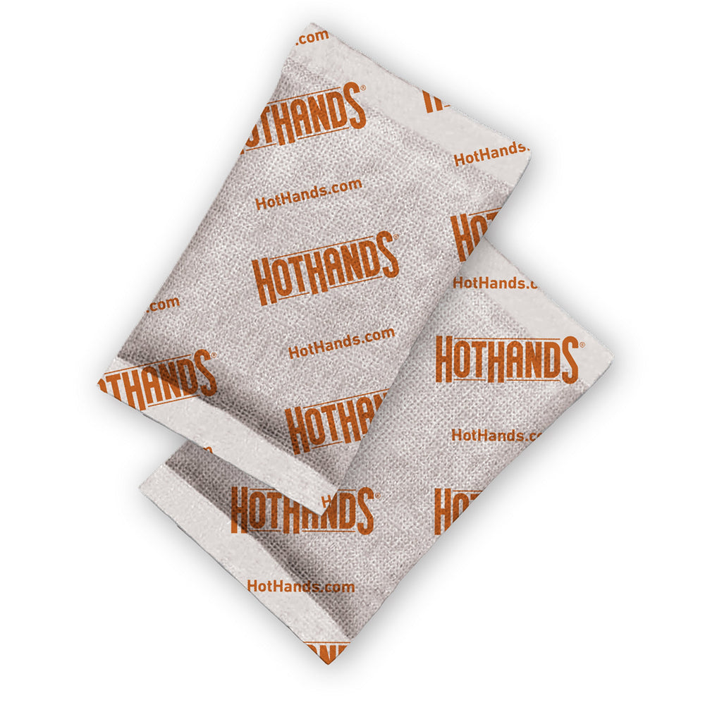HotHands warmer in pocket or glove for outdoor tasks