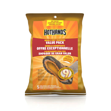 HotHands insole warmers packaging shown for easy cold-weather comfort.