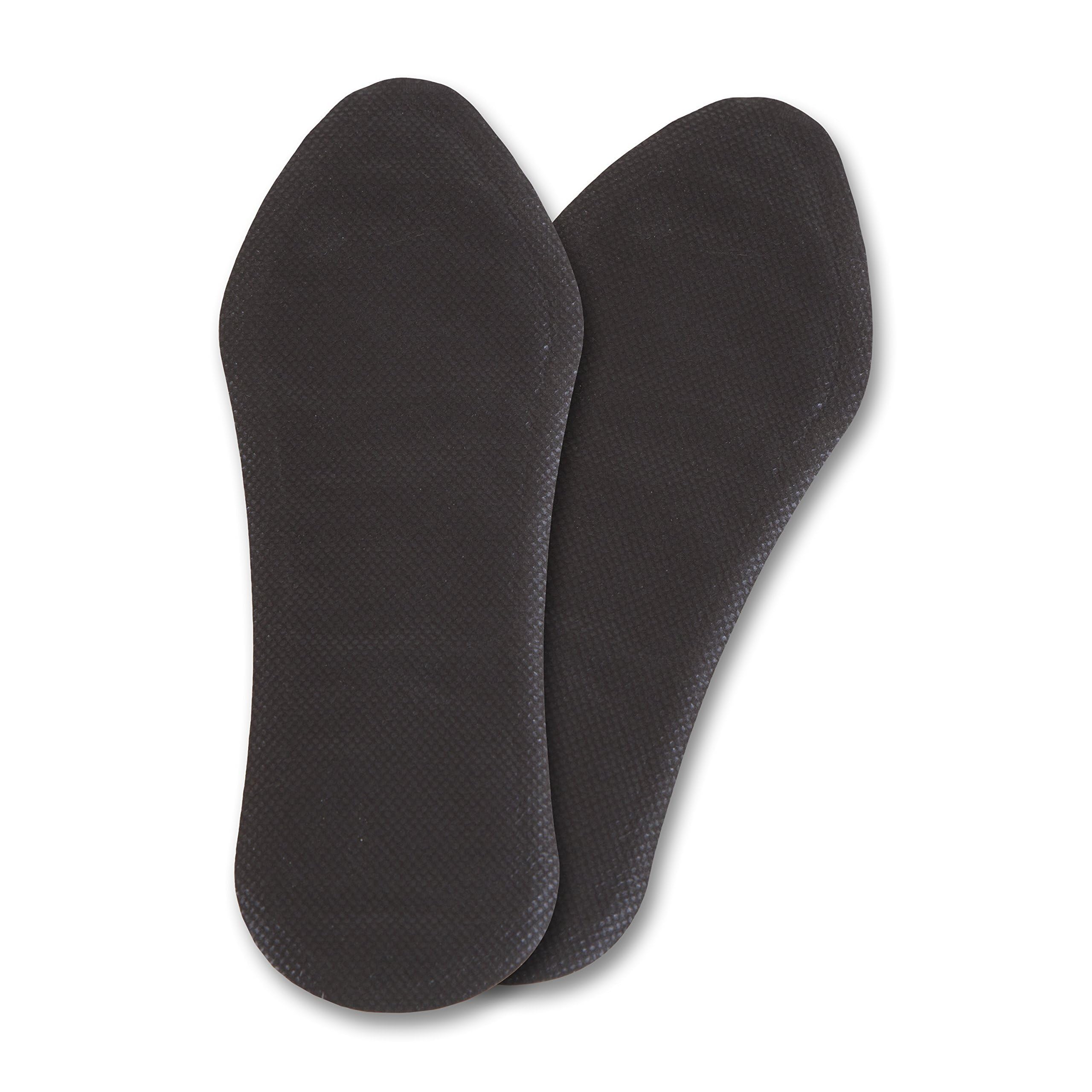 HotHands insole warmers ready to use inside boots during cold mornings.