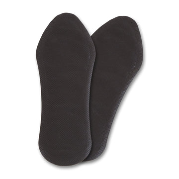 HotHands insole warmers ready to use inside boots during cold mornings.