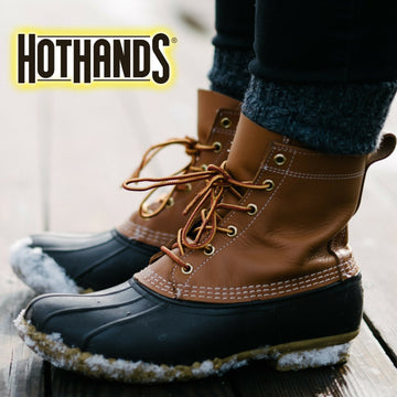 HotHands insole warmers safe heat suitable for outdoor activities.